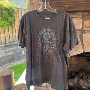 RVCA Vintage Dye Slim Fit T Shirt Large